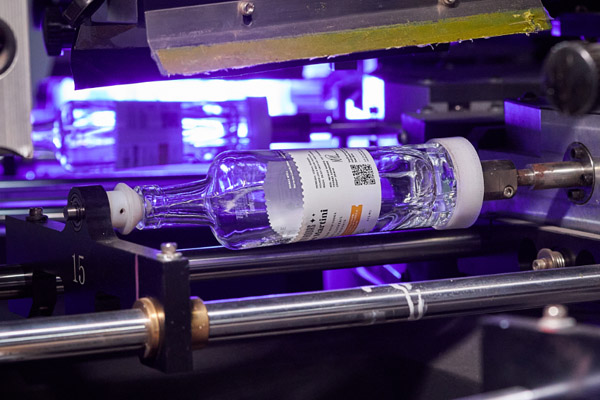 изготовленная на заказ бутылка спирта