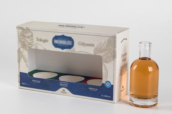 упаковка бутылки ликера