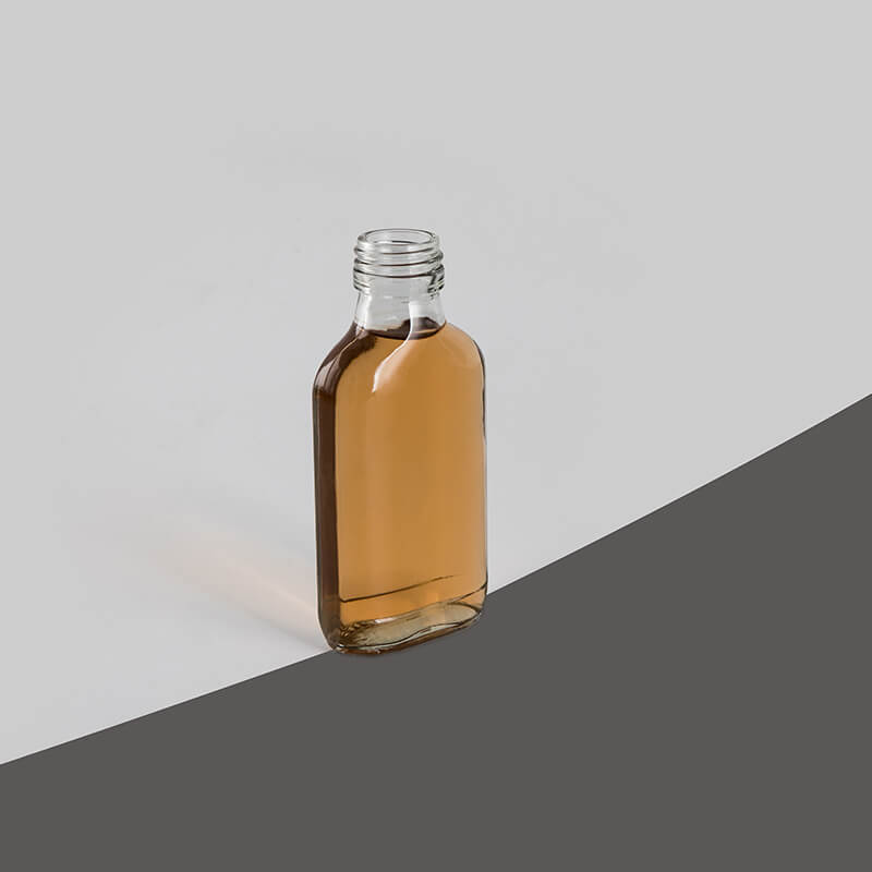 мини-бутылка с плоской колбой