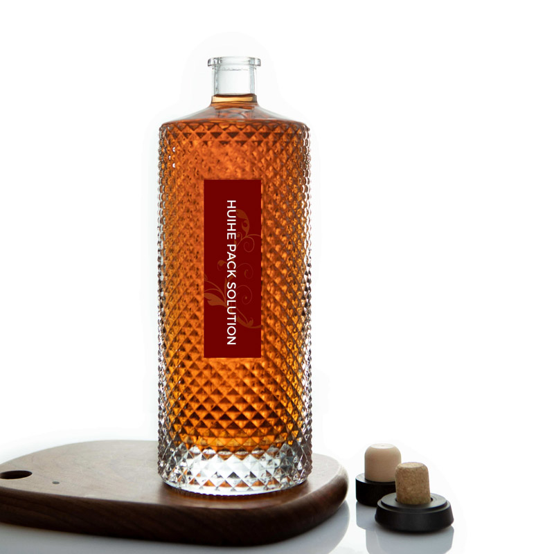 изготовленная на заказ стеклянная бутылка для ликера