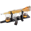 AK47 Стеклянный графин для бутылки ликера в форме пистолета емкостью 800 мл