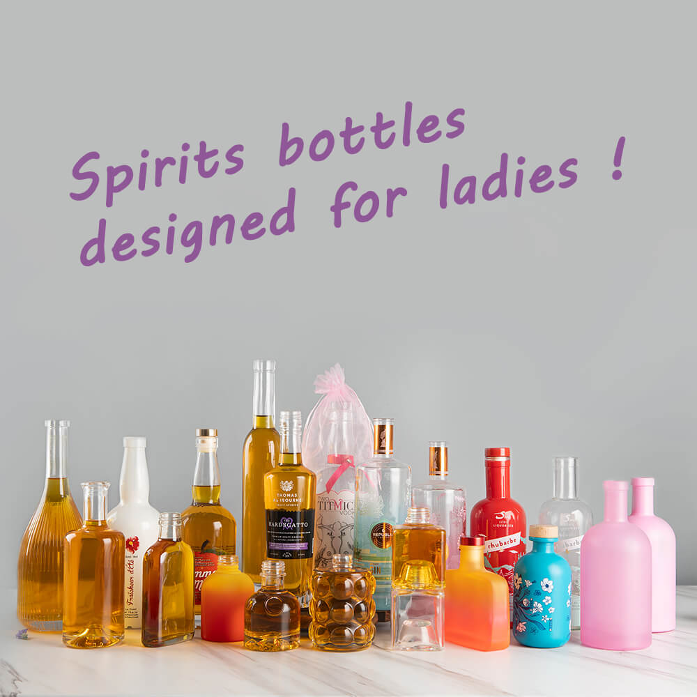 Стеклянные бутылки для напитков для женщин по индивидуальному заказу оптом