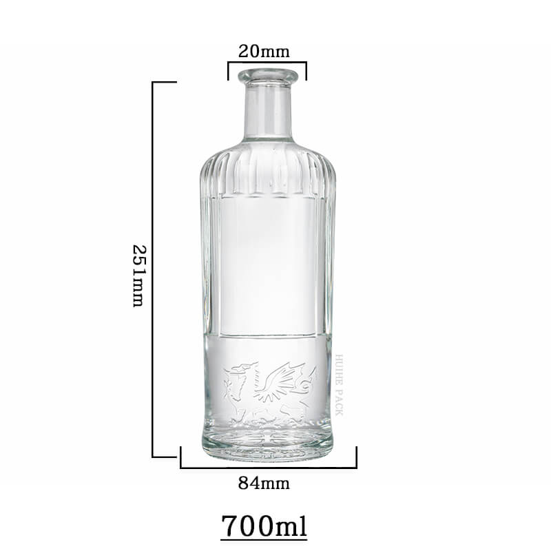 Dragon-Embossed Liquor Bottle-capacity Дракона-эмбоссовая бутылочка