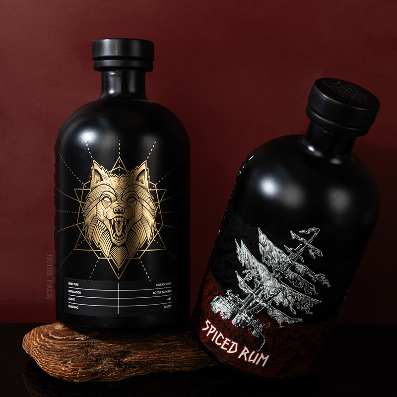 Горячие узоры с ликером бутылка-18