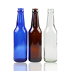 Янтарно-зеленые синие стеклянные бутылки для пивоварения