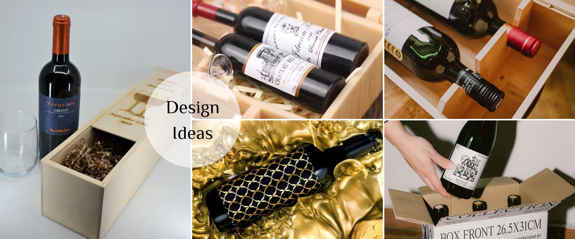 дизайн бутылки вина