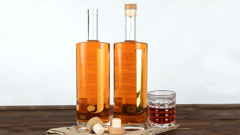 Классическая круглая бутылка для ликера - овальная бутылка для спиртных напитков Philadelphia