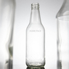 Бутылка для воды из текстурированного стекла премиум-класса емкостью 380 мл с завинчивающейся крышкой