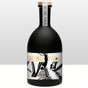 Стеклянная ботаническая бутылка 70cl 75cl для водки, рома, джина, текилы, виски с отделкой Carnette