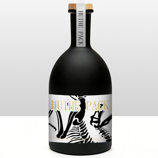 Стеклянная ботаническая бутылка 70cl 75cl для водки, рома, джина, текилы, виски с отделкой Carnette