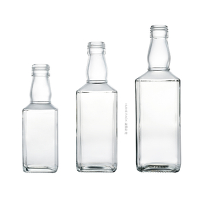 Индивидуальная классическая стеклянная бутылка для виски Теннесси с завинчивающейся крышкой