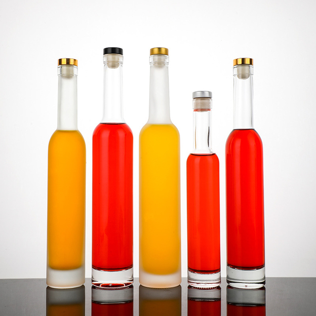 Маленькие стеклянные бутылки для ледяного вина Eiswein на 200 мл, 375 мл, 500 мл с пробкой