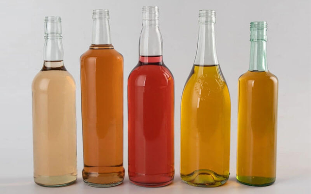 Флинтовая стеклянная бутылка