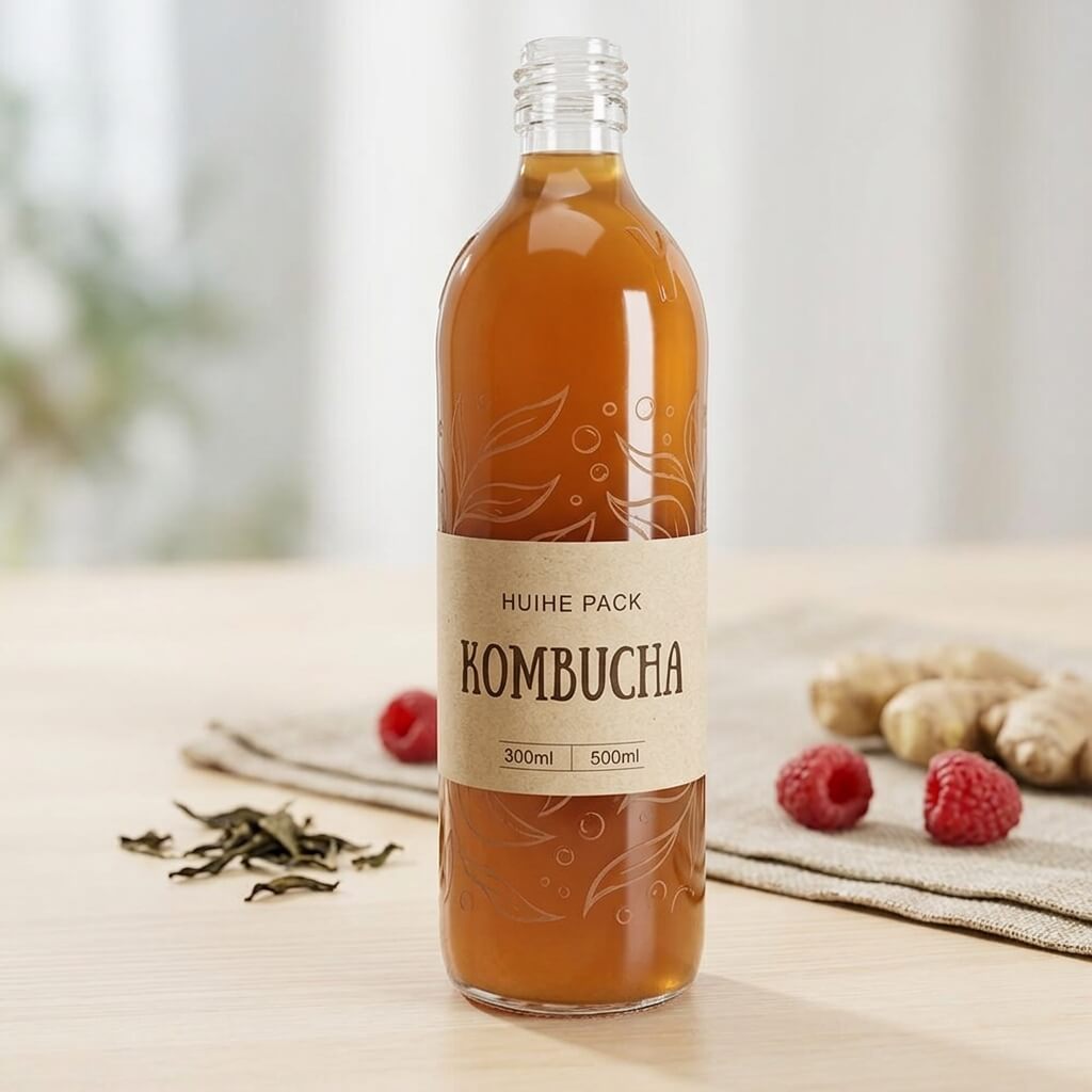 стеклянная бутылка чайного гриба оптом