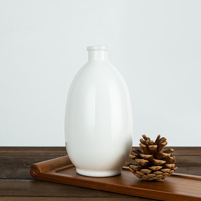 50CL Круглая стеклянная бутылка для спиртных напитков из опалового стекла