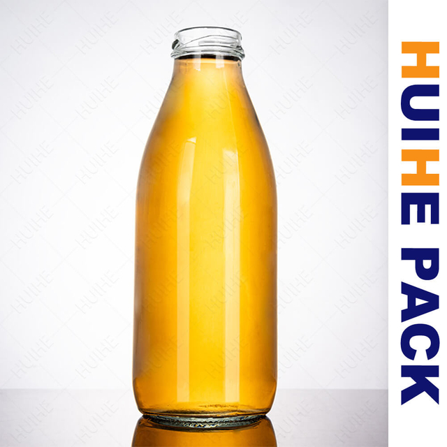 Стеклянный контейнер для напитков из цельного цилиндра с винтовой горловиной