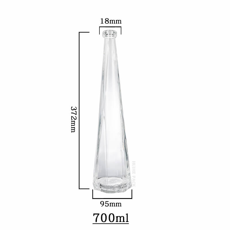 sleek elongated cone liquor bottle-capacity Главная вытянутая конусная бутылочная способность