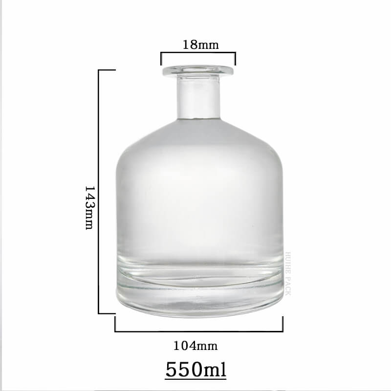smooth bulbous shape liquor bottle-capacity Гладкая выпуклая форма ракура