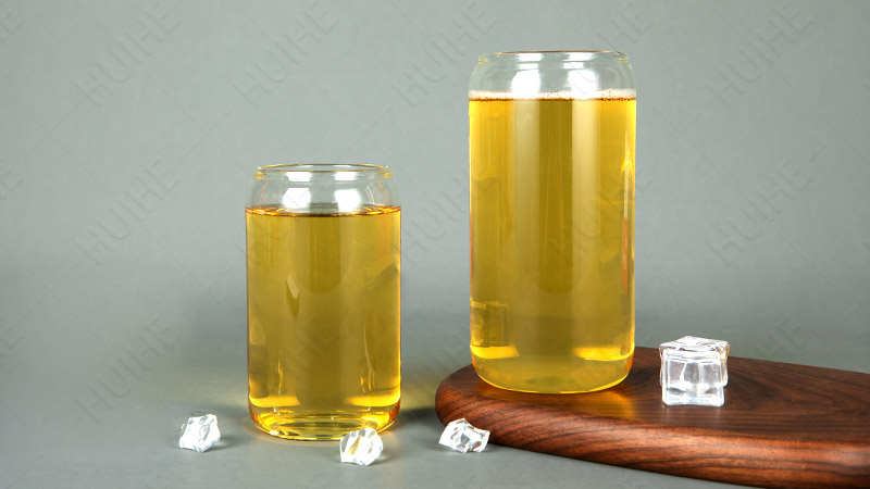 Beer Bottles Ridges on the Bottom - боросиликатная пивная бутылка с плоской вмятиной