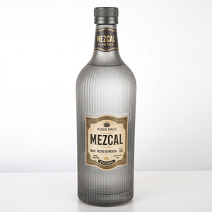 700 мл вертикально ребристого цилиндрического стеклянного раствора