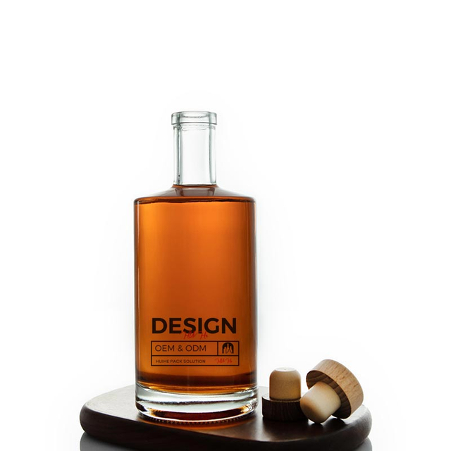 750 мл Джерси Супер Флинт Стеклянный Ликер Бутылка