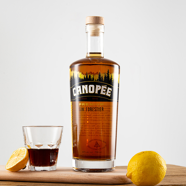 Круглый виски стеклянный графин с пробкой пробкой