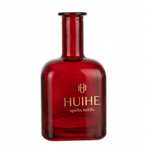 матовая красная бутылка текилы