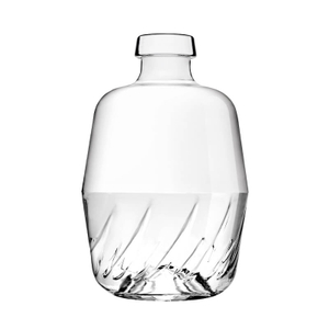 Стеклянная бутылка ячменя емкостью 70 мл для водки, рома, джина, текилы, виски с отделкой Carnette