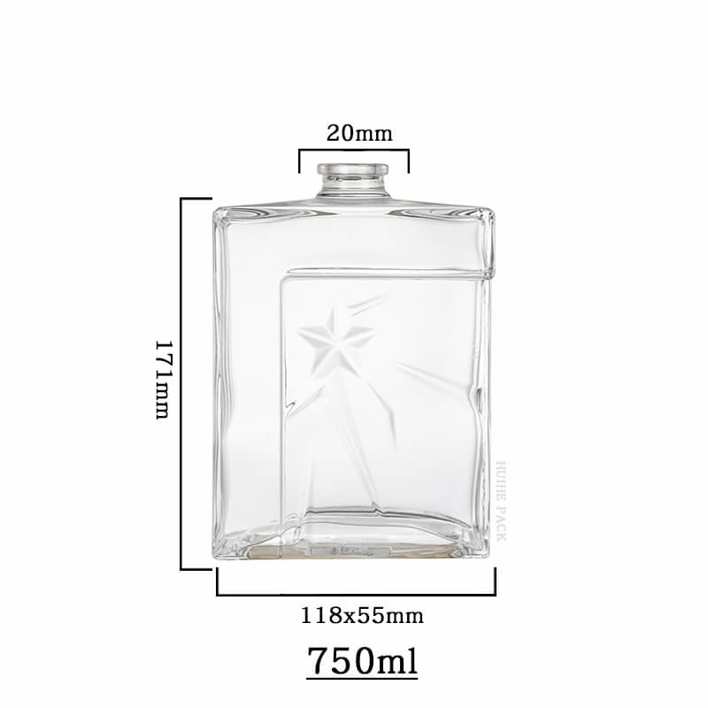 Звездно-эмбоссированная бутылочная пропускная способность