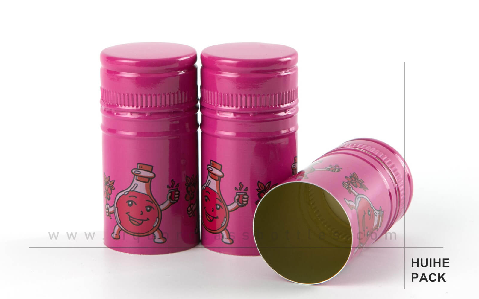 Красные винтовые крышки ROPP