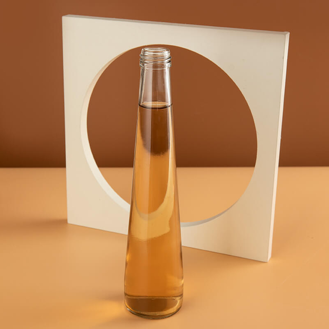 250 мл 330 мл конусообразная стеклянная бутылка для коктейля