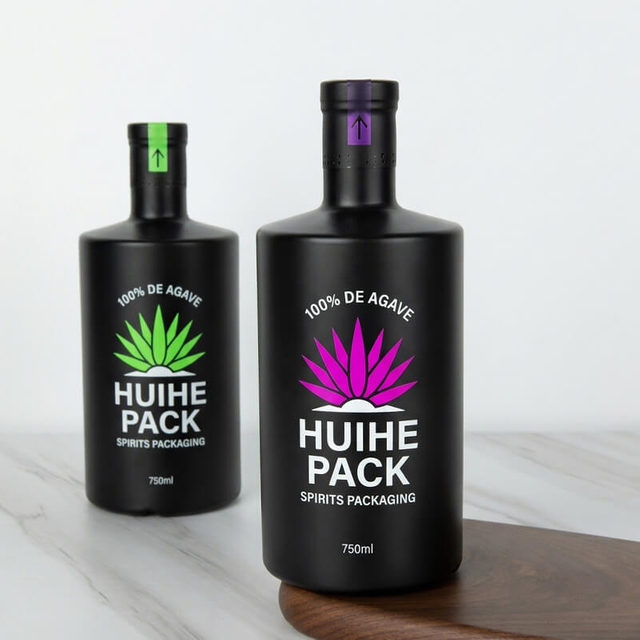 750 мл Джерси Супер Флинт Стеклянный Ликер Бутылка