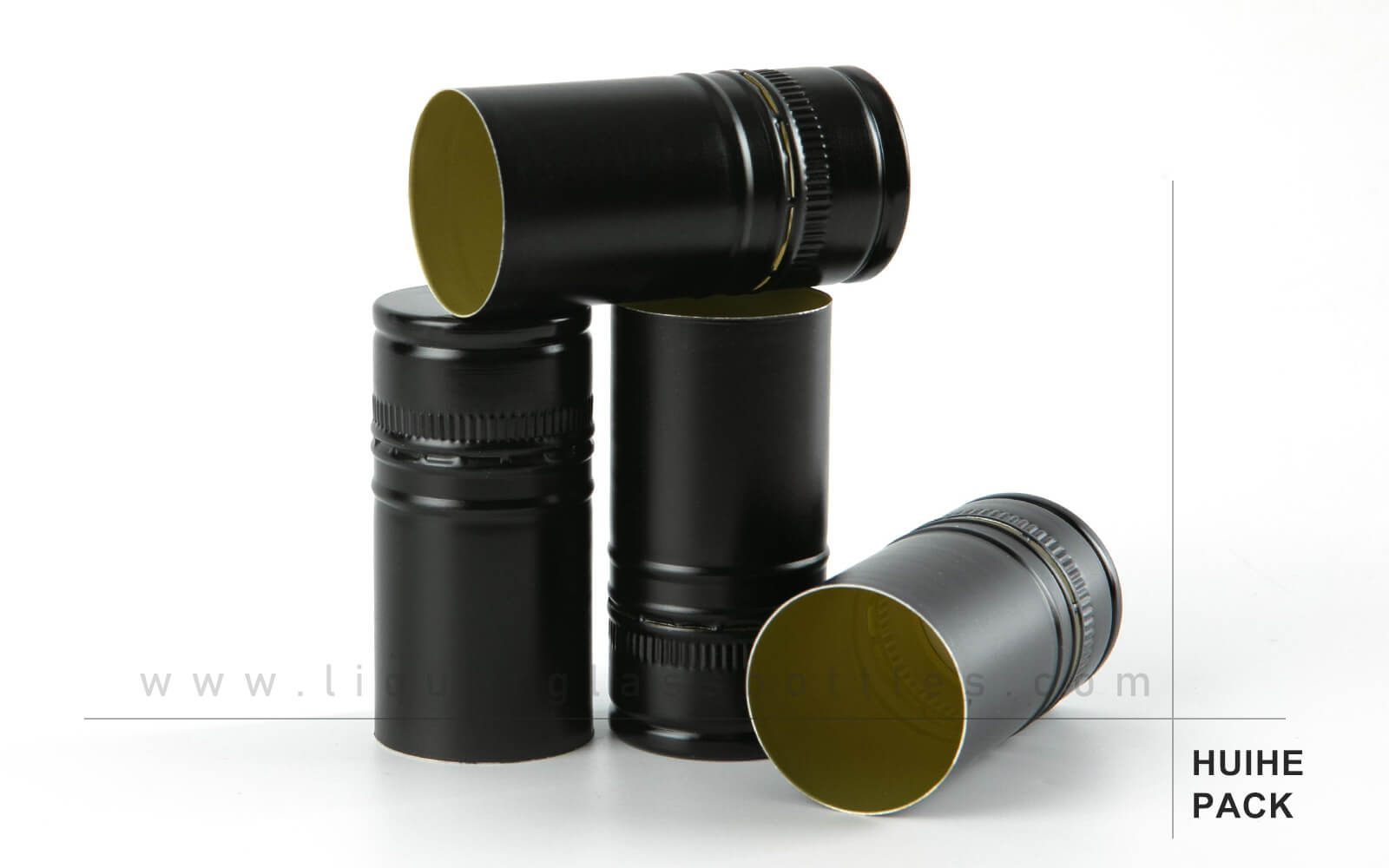 черные винтовые крышки ROPP