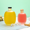 Круглые стеклянные бутылки для фруктового алкоголя объемом 250 мл, 500 мл