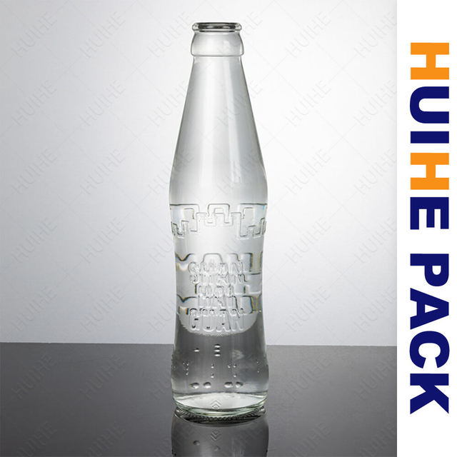 250 мл текстурированная стеклянная бутылка для газированных напитков с коронной крышкой