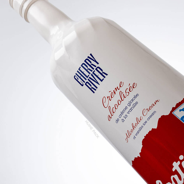 Бутылка конической формы опалового стекла, 750 мл, водка, ром, джин, ликер, ликер