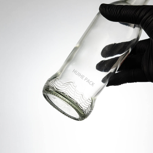 Стеклянная бутылка для воды премиум-класса на 288 мл с длинным горлышком