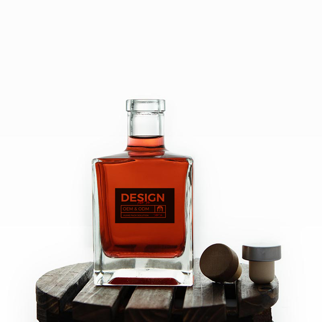 Квадратная форма супер кремневой стеклянный ликер