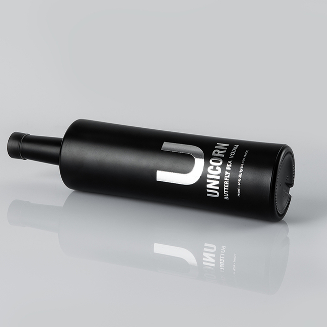 75cl черный круглый стеклянный ликер бутылки