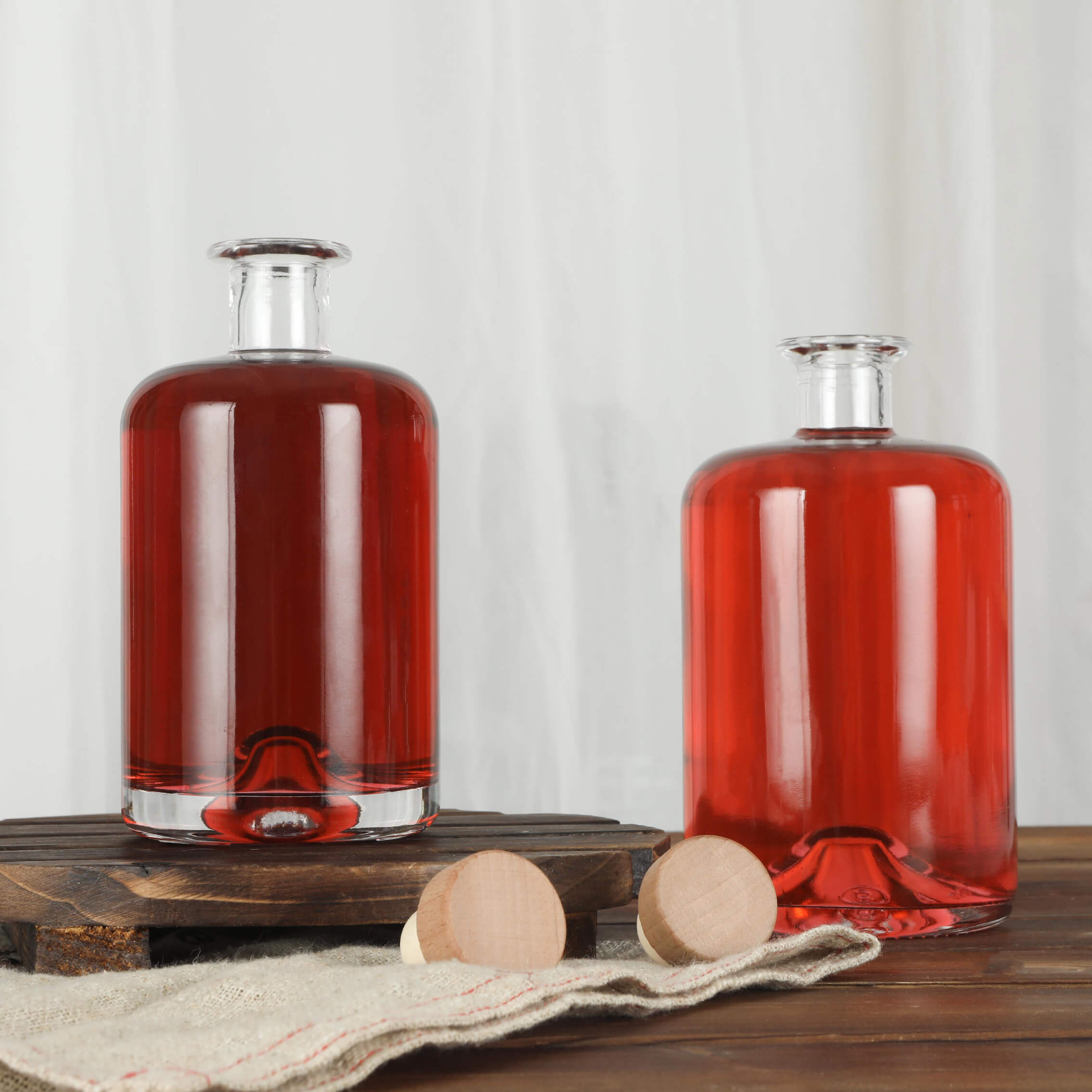 Бутылка из спиртного стекла