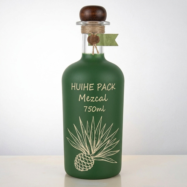 750 мл длиной шеи круглый плечевой стеклянный ликер