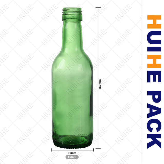 Стеклянная бутылка сакэ Green Korea Sujo 150 мл оптом