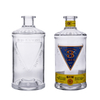 Стеклянная бутылка для спиртных напитков Distillerie 3 лака с гравировкой