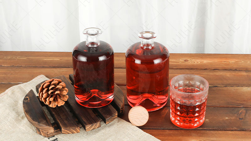 Классическая круглая бутылка для ликера - бутылка для ликера травника