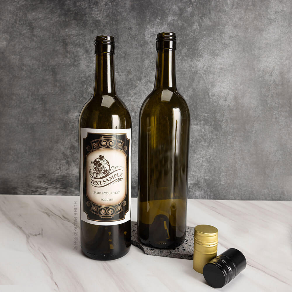 Оптовая стеклянные бутылки для вина