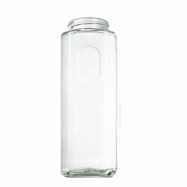 Стеклянная бутылка для воды чайного гриба емкостью 500 мл с широким горлышком, легко держать в руках